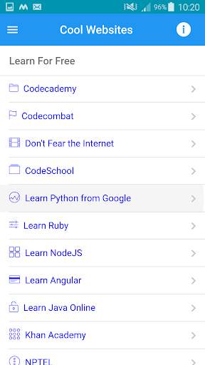 Cool Websites screenshot 3