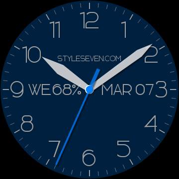 Modern Analog Watch Face-7 for Wear OS by Google screenshot 4
