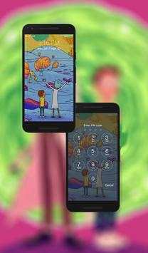 tela de bloqueio para Rick Adventure: com Morty screenshot 1