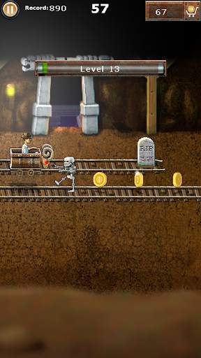 Minecart Jumper - Gold Rush screenshot 3