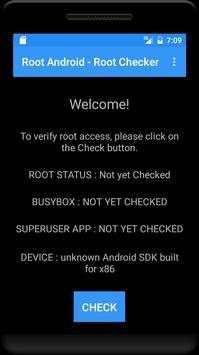 Root Android - Root Checker screenshot 1