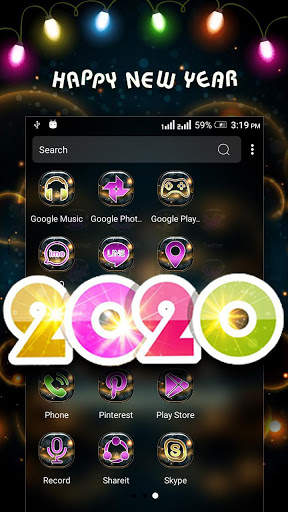 2020 New Year Launcher Theme screenshot 7