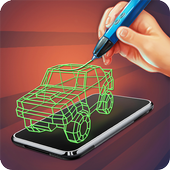 Make Car 3D Pen Simulator icon