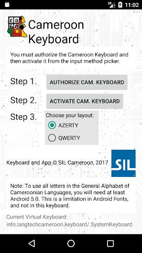 The Cameroon Keyboard स्क्रीनशॉट 1