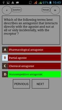 Pharmacology MCQs 5 تصوير الشاشة