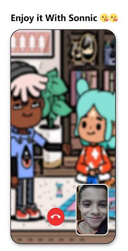 Call from toca life's 📱Chat  video call Simulator screenshot 5