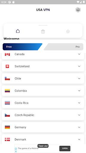 USA VPN - Fast, Free VPN screenshot 1