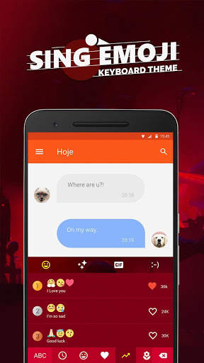 Emoji Keyboard for The Voice स्क्रीनशॉट 4