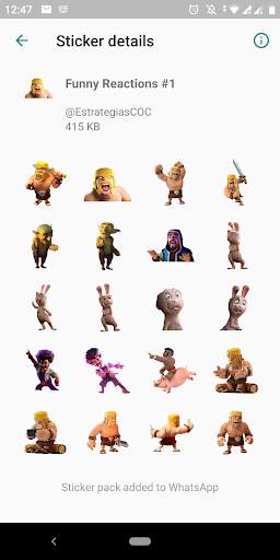 Stickers for COC WAStickerApps screenshot 7