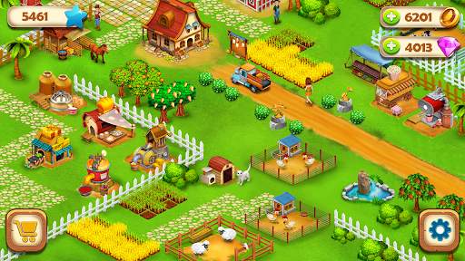 Country Valley Farming Game 8 تصوير الشاشة