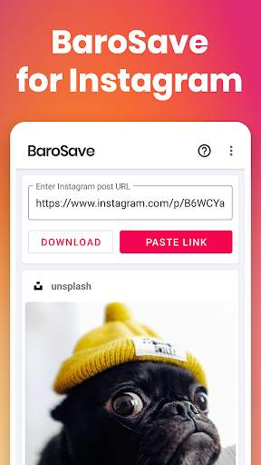 Video Downloader for Instagram: BaroSave, Repost скриншот 1
