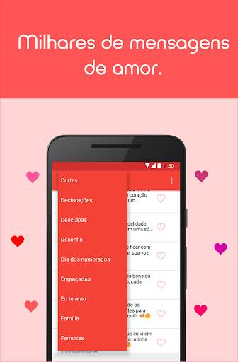 Frases e mensagens de amor screenshot 1