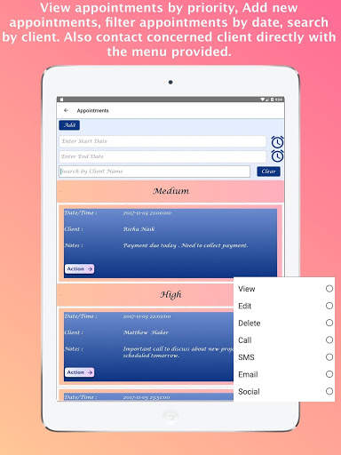 Appointment Manager Free screenshot 14