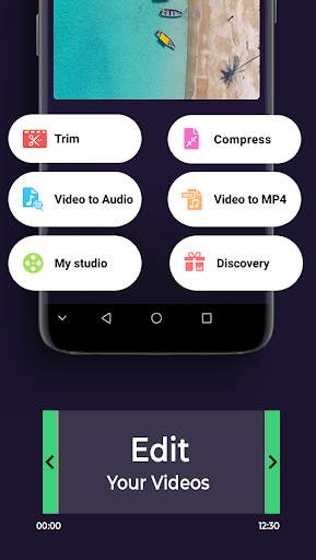 Video Cutter - Compressor & Converter Video Editor screenshot 1