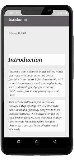 Photo pea Photo Editor Guide 2 تصوير الشاشة