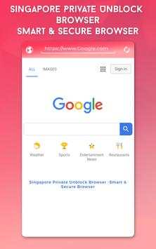 Singapore Private Unblock Browser - Smart & Secure screenshot 5