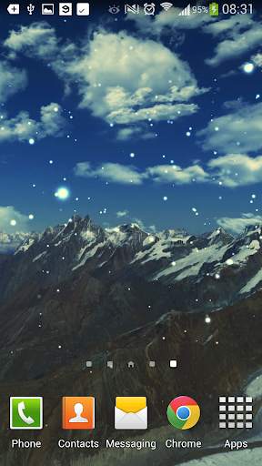 Winter Mountain Live Wallpaper screenshot 3