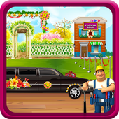 Wedding Limo Car Repair Decoration – Fix It Garage icon