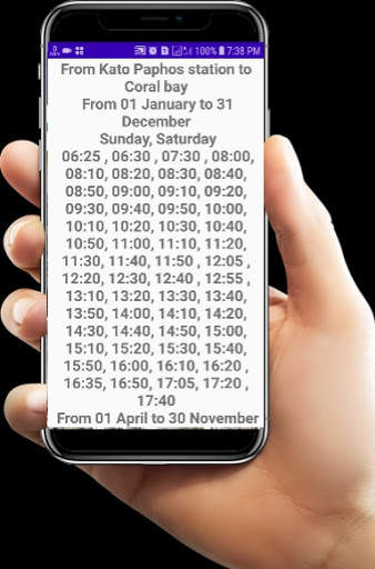 Cyprus Bus Timetable screenshot 4