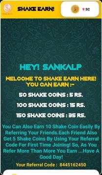Shake Earn screenshot 1