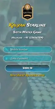 Kalyan Starline - PLAY ONLINE SATTA MATKA... screenshot 2