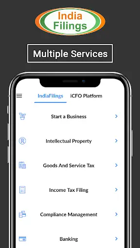IndiaFilings - Income Tax, GST & Registrations screenshot 2