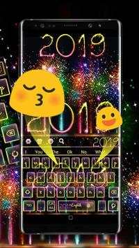 2019 New Year Fireworks Keyboard screenshot 3
