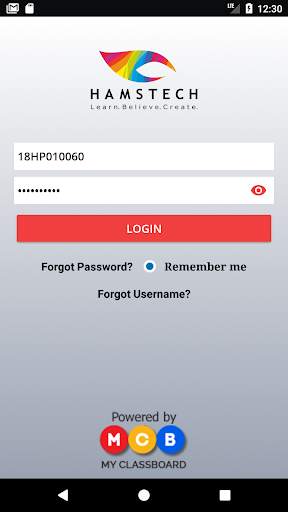 Student Hamstech Portal screenshot 2