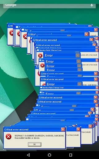 Windows XP Error screenshot 5