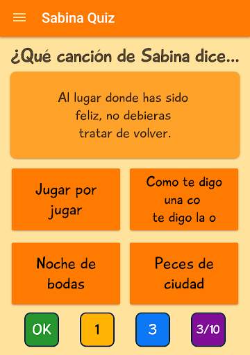 Sabina Quiz screenshot 3