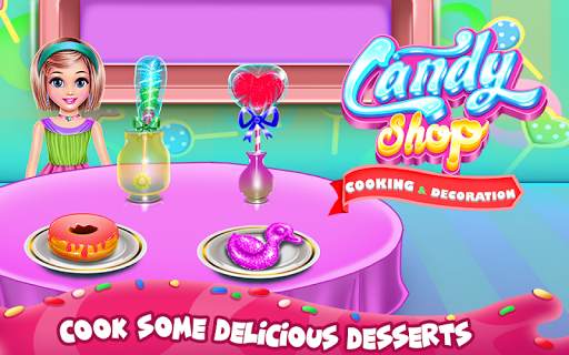Candy Shop Cooking & Cleaning screenshot 1