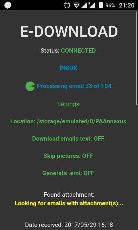 Annexus - Backup email 6 تصوير الشاشة