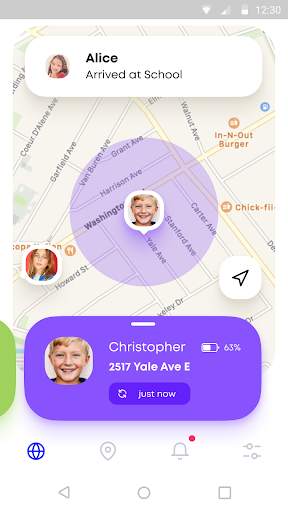 Safe Kids: My kid's location screenshot 1