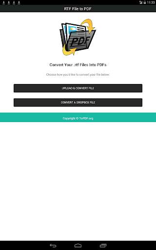 RTF File to PDF 17 تصوير الشاشة