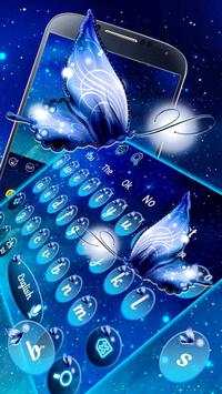Shining Butterfly Galaxy Keyboard screenshot 1