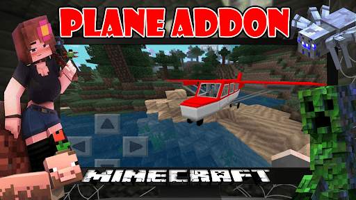 Plane Addon Minecraft  Mod screenshot 1