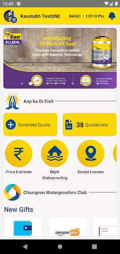 Dr. Fixit Contractor App screenshot 1
