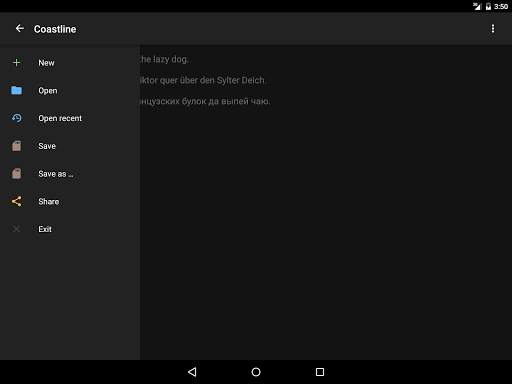 Coastline - Text Editor screenshot 10