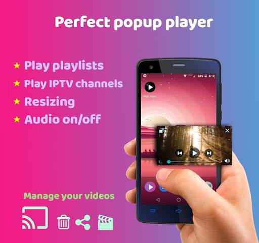 Night Video Player - voice amp screenshot 4