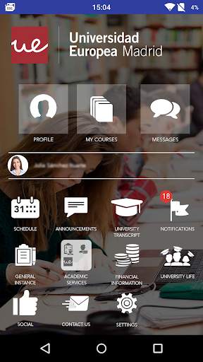 Univ. Europea screenshot 1