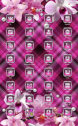 Orchids Go Launcher  theme screenshot 11