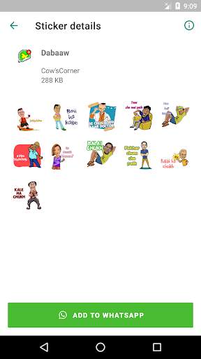 Kashmiri Funny Stickers - WAStickerApps स्क्रीनशॉट 3