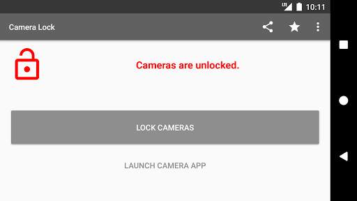 Camera Lock – Phone & Tablet Camera Security App 5 تصوير الشاشة