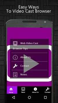 Web Video Cast Browser Tips screenshot 1