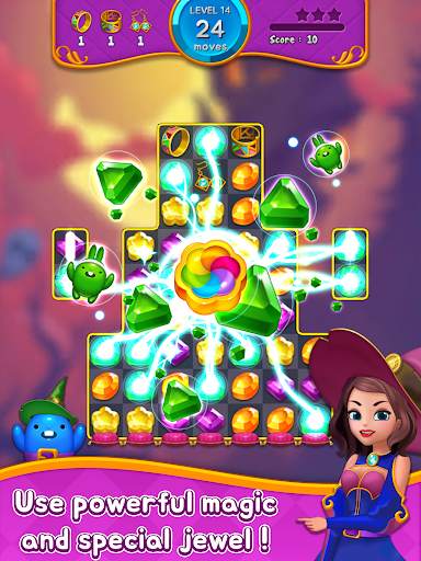 Jewel Witch - Match 3 Game screenshot 23