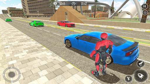 Flying Robot Rope Hero-Army Robot Hero Game screenshot 4