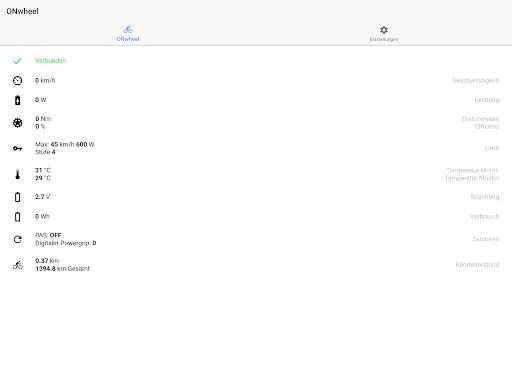 go-e ONwheel (WLAN) 7 تصوير الشاشة
