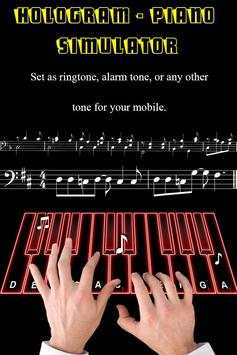Hologram Piano Simulator screenshot 5