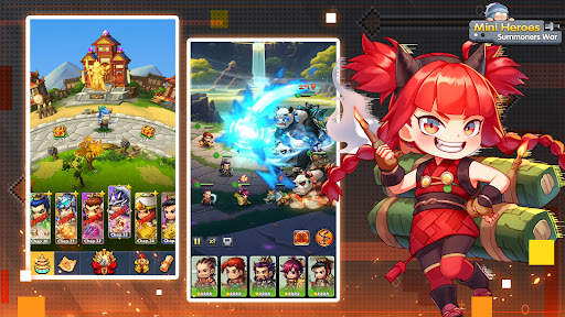 Mini Heroes: Summoners War स्क्रीनशॉट 1