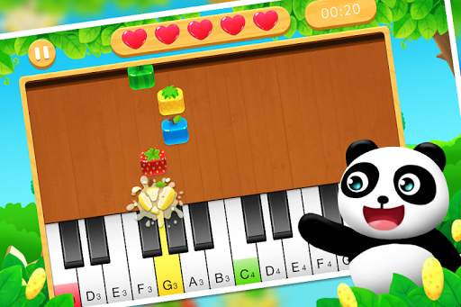 Panda Piano - Fruit Party screenshot 2